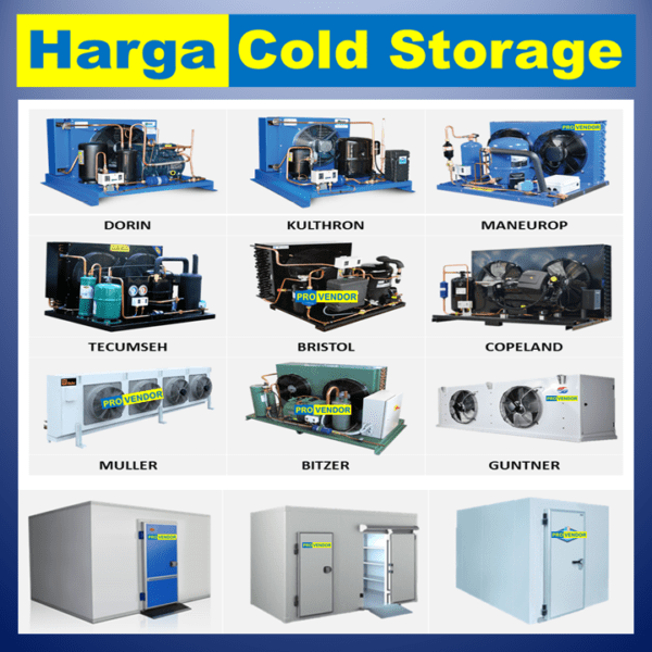 HARGA JUAL COLD ROOM | COLD STORAGE (Chiller, Freezer & ABF)