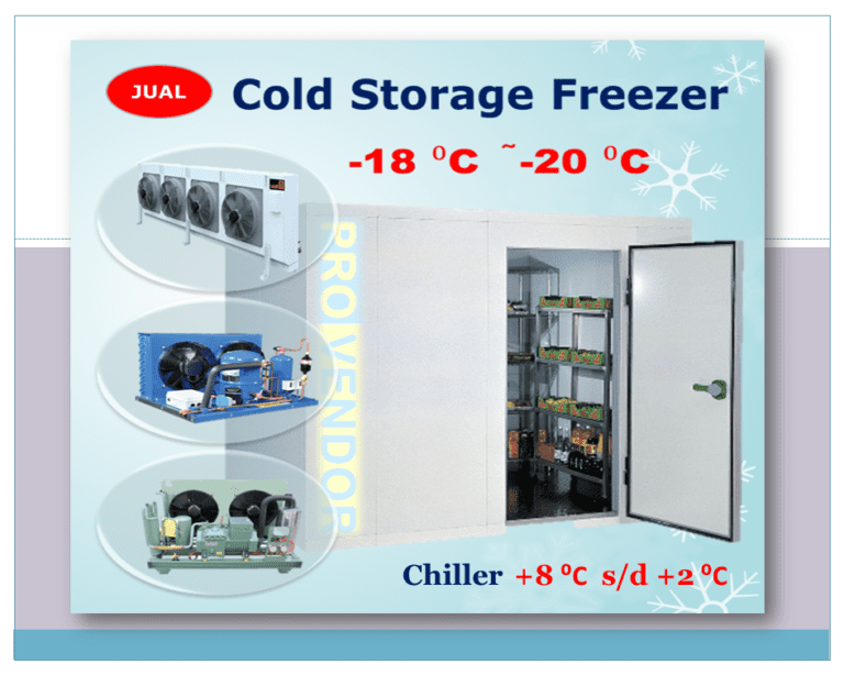 JUAL COLD STORAGE BANJAR - Cold Room Baru Dan Kombinasi