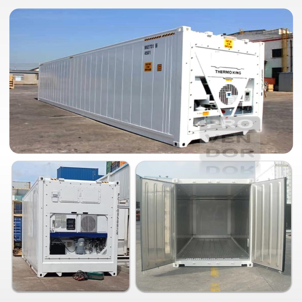 Harga Jual Reefer Refurbished Refurbish Container Pendingin 20 dan 40 feet