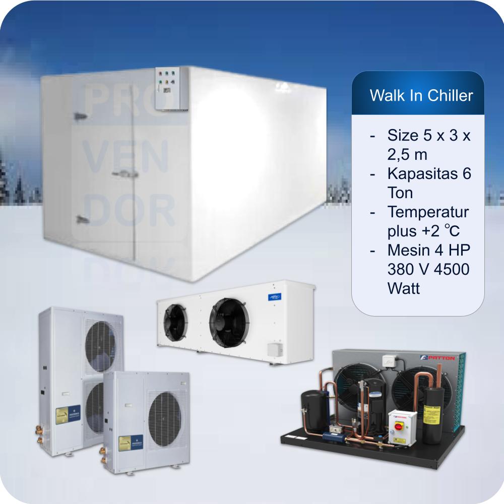 Harga Jual Walk In Chiller Kapasitas 6 Ton