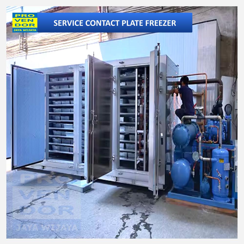 Service Contact Plate Freezer Unit Pembeku cepat